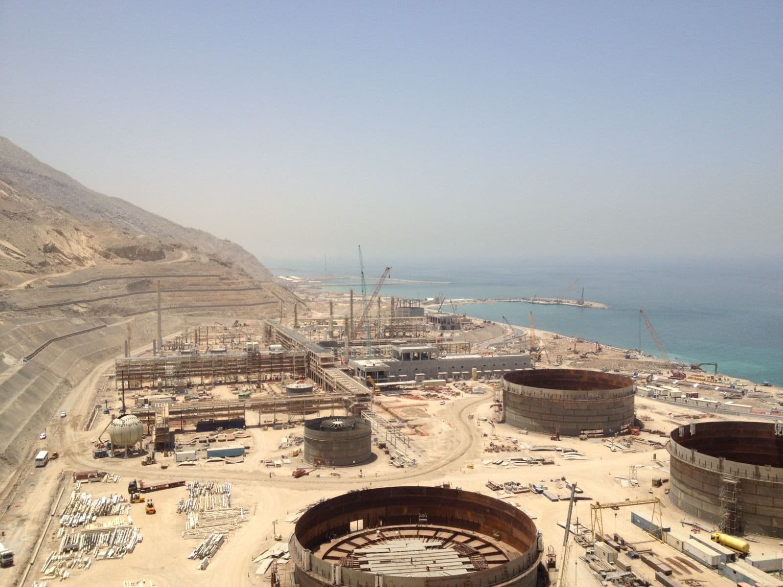 Coastal industrial project
