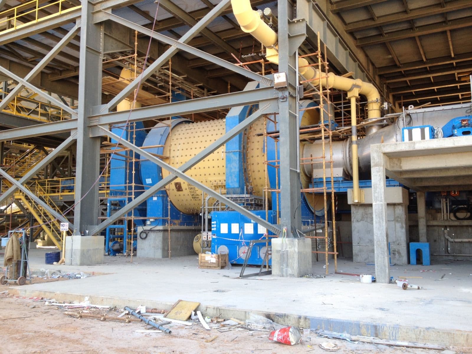 Industrial plant equipment installation